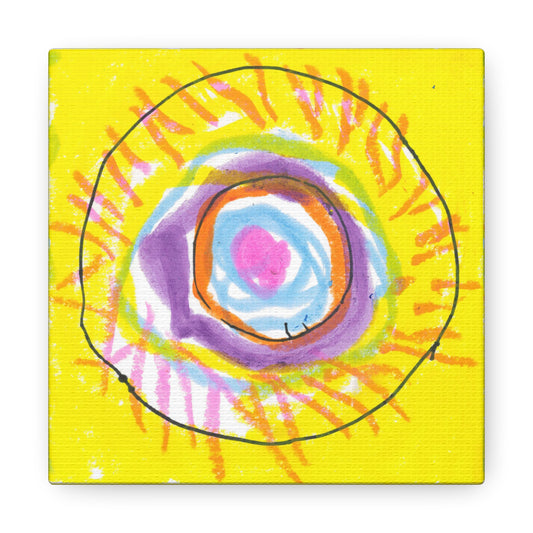 Donut Canvas Wrap (Citrus Burst)