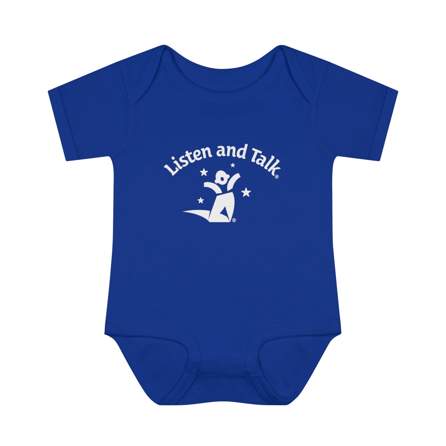 Listen and Talk Infant Baby Rib Bodysuit