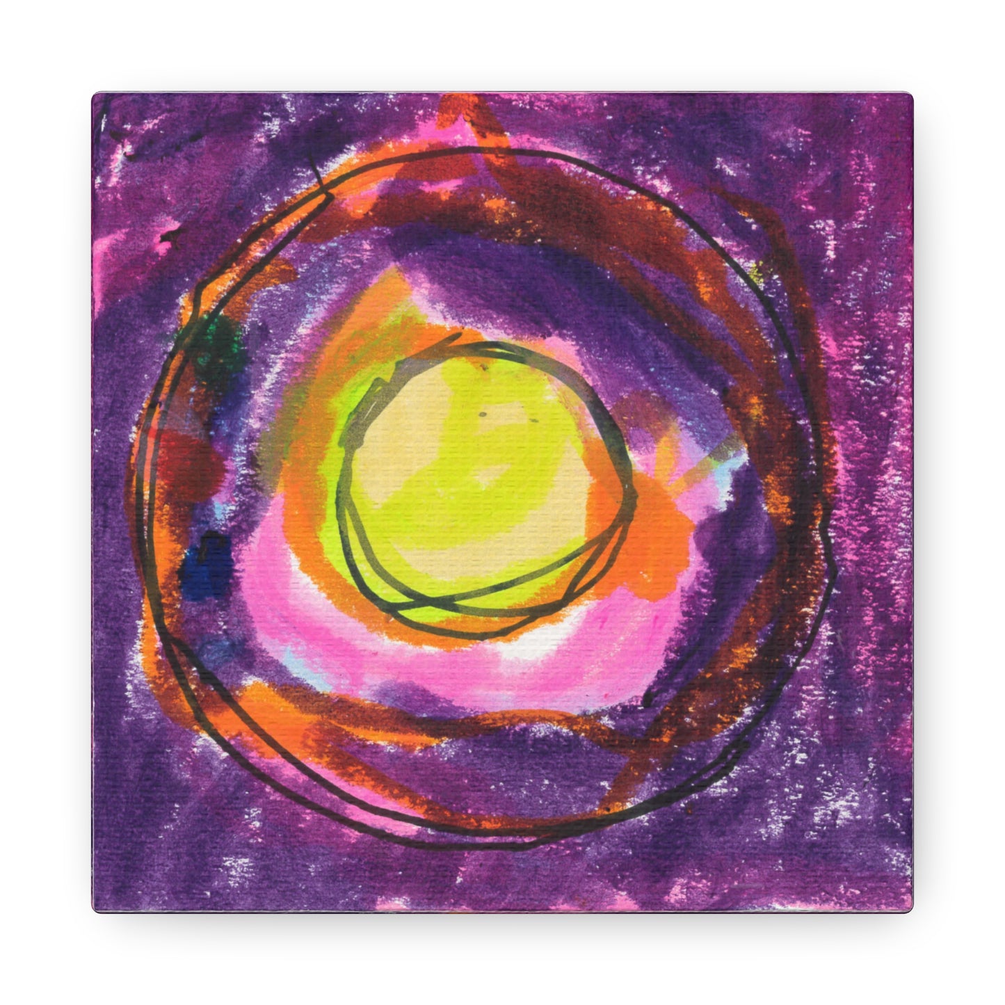 Copy of Donut Canvas Wrap (Orange)