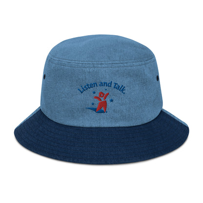 Denim bucket hat