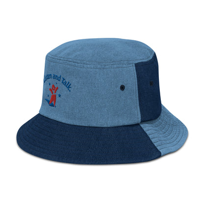 Denim bucket hat